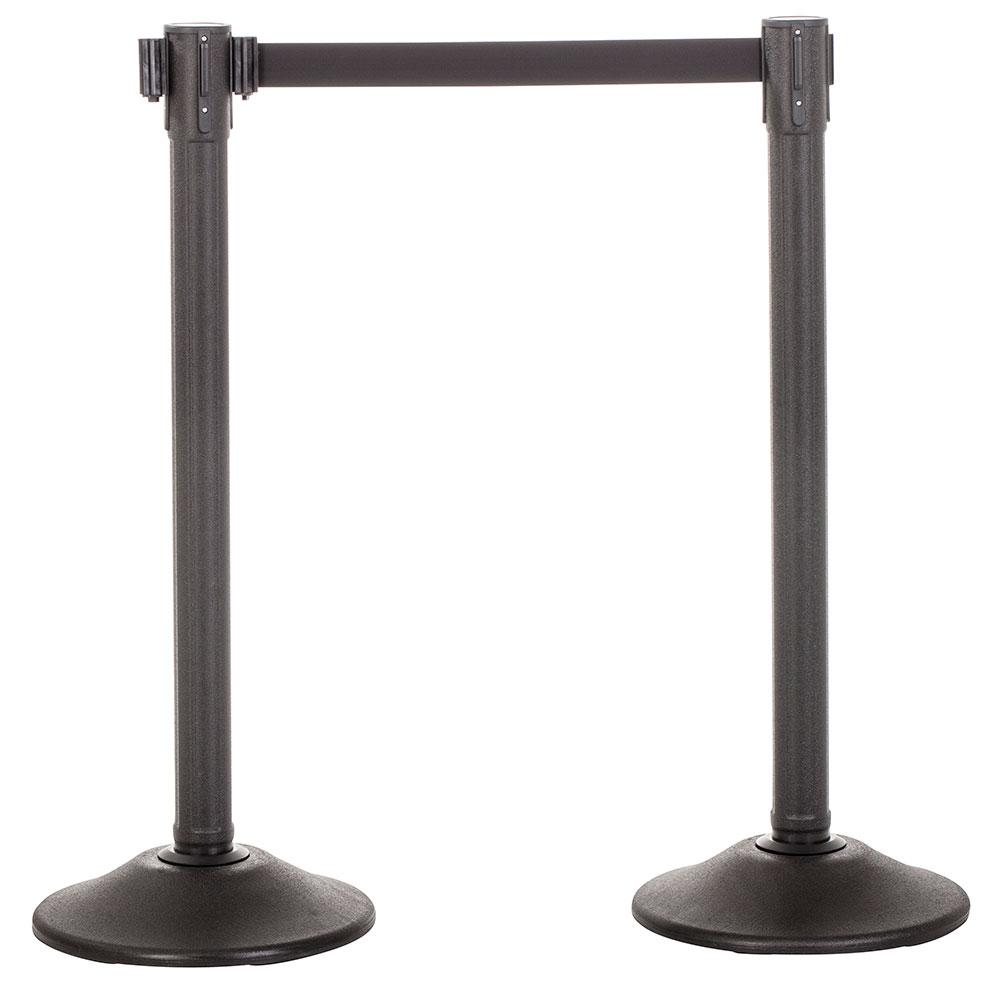 2-Pack Premium Plastic Stanchions Barriers with Retractable Belt - Trek - The Crowd Controller