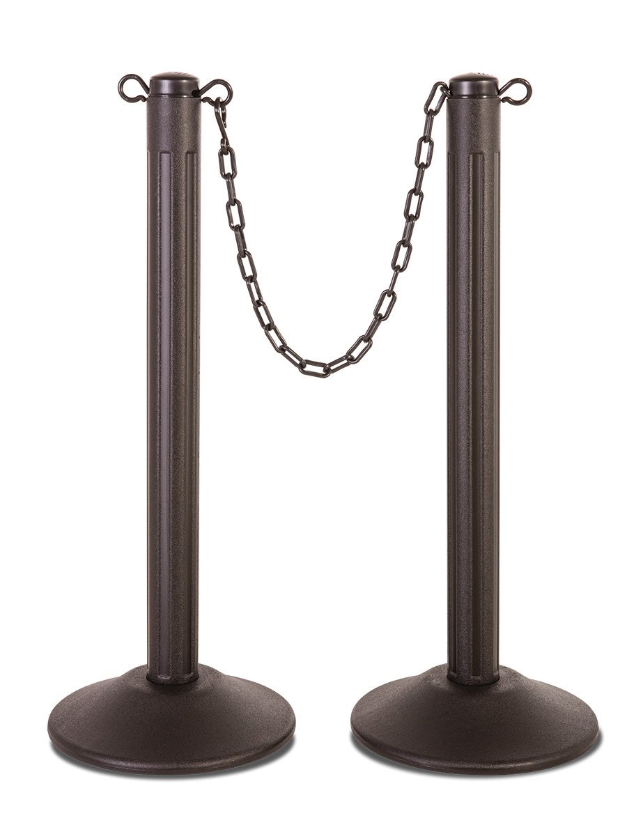 ChainBoss Molded Stanchions - Filled base / 2-Pack - The Crowd Controller