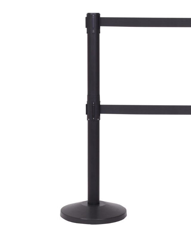 Barriers Stanchions QueueMaster Twin 550 - 11' Belts - The Crowd Controller