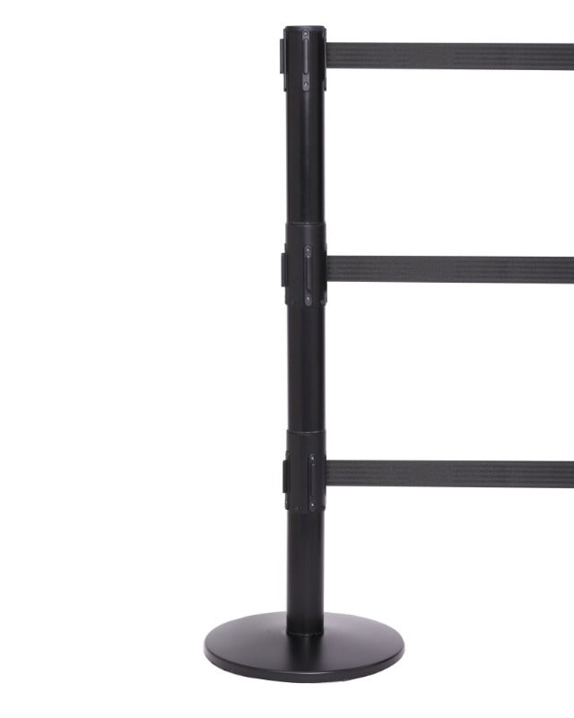 Barriers Stanchions QueuePro 250 Triple - 11 FT Belts - The Crowd Controller