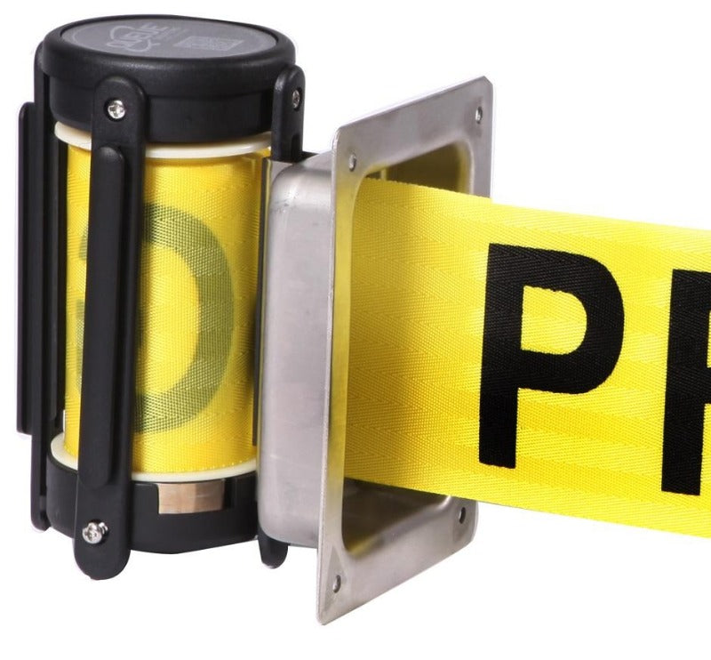 Recessed WallPro Retractable Xtra Wide Belt - TheCrowdController.com