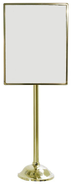 Crowd Control Sign Stand - Vertical Frame / Dome Base - TheCrowdController.com
