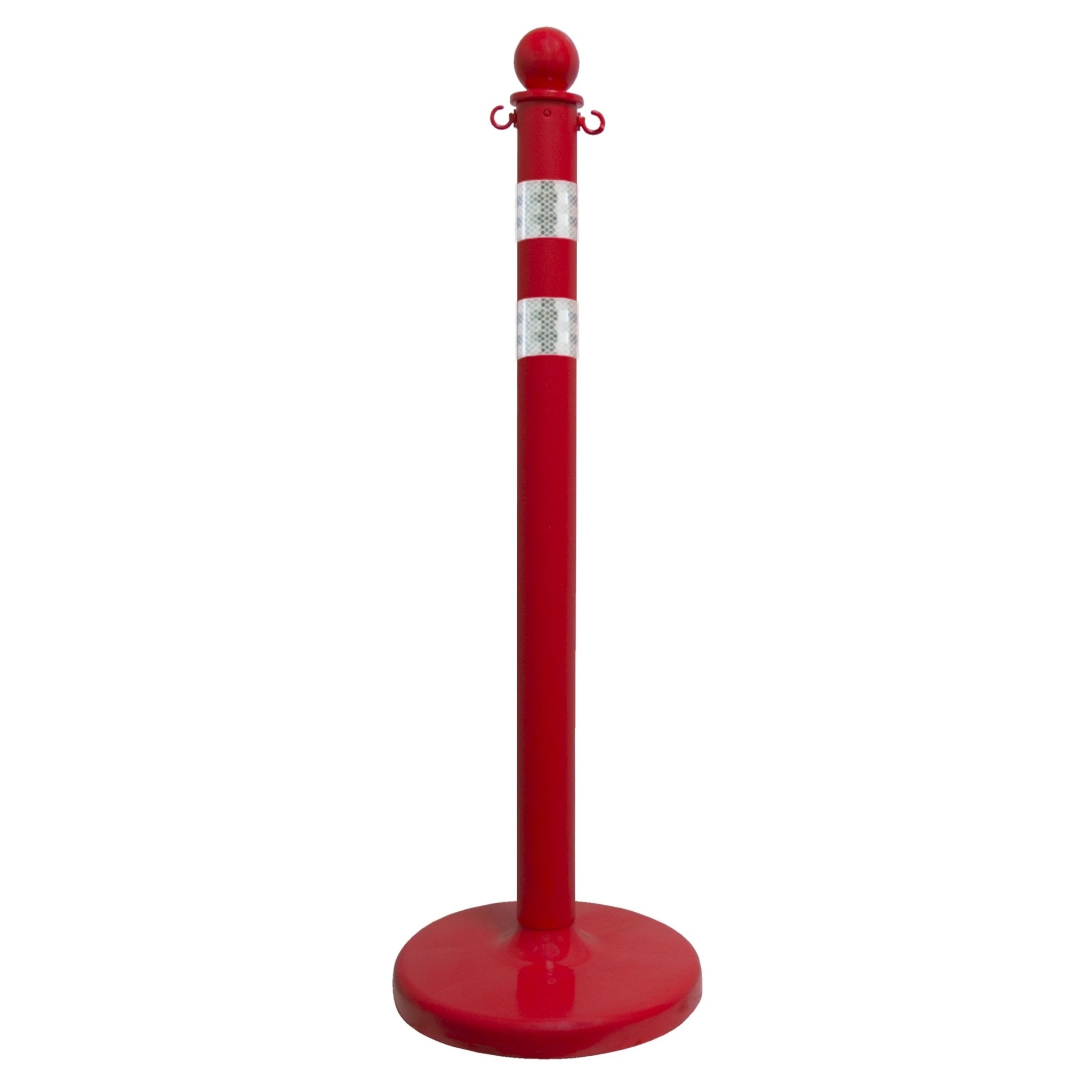 Reflective Striped Stanchions | The Crowd Controller