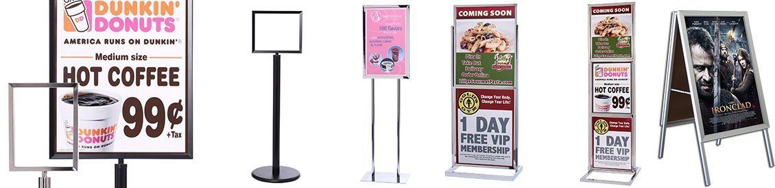 Sign & Poster Stands | The Crowd Controller