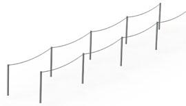 Stainless Steel Outdoor Loop Post | The Crowd Controller
