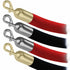 PRIME 1 inch velvet stanchion ropes in red and black