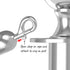 Snapping a velvet rope onto a stanchion post ring