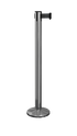QueuePro 250 Magnetic stanchion in polished stainless steel