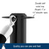 Smooth-edged universal rope ring on the flat top post