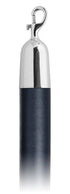 Vinyl 1.5 in Rope with Snap Hooks | Lavi - IN - Indigo Vinyl - 40 - Polished Stainless Steel