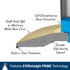 17 lb cement base with locking wedge action