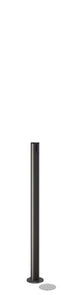 Beltrac Magnetic Partition Post | No Belt - WB - Wrinkle Black - 5.5" Magnetic