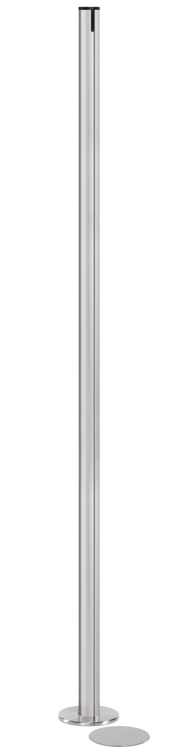 Beltrac Magnetic Partition Post | No Belt - SA - Satin - 5.5" Carpet Magnetic