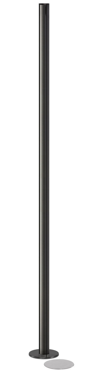 Beltrac Magnetic Partition Post | No Belt - WB - Wrinkle Black - 5.5" Carpet Magnetic