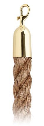 Natural Hemp 1.5 in Rope with Snap Hooks | Lavi