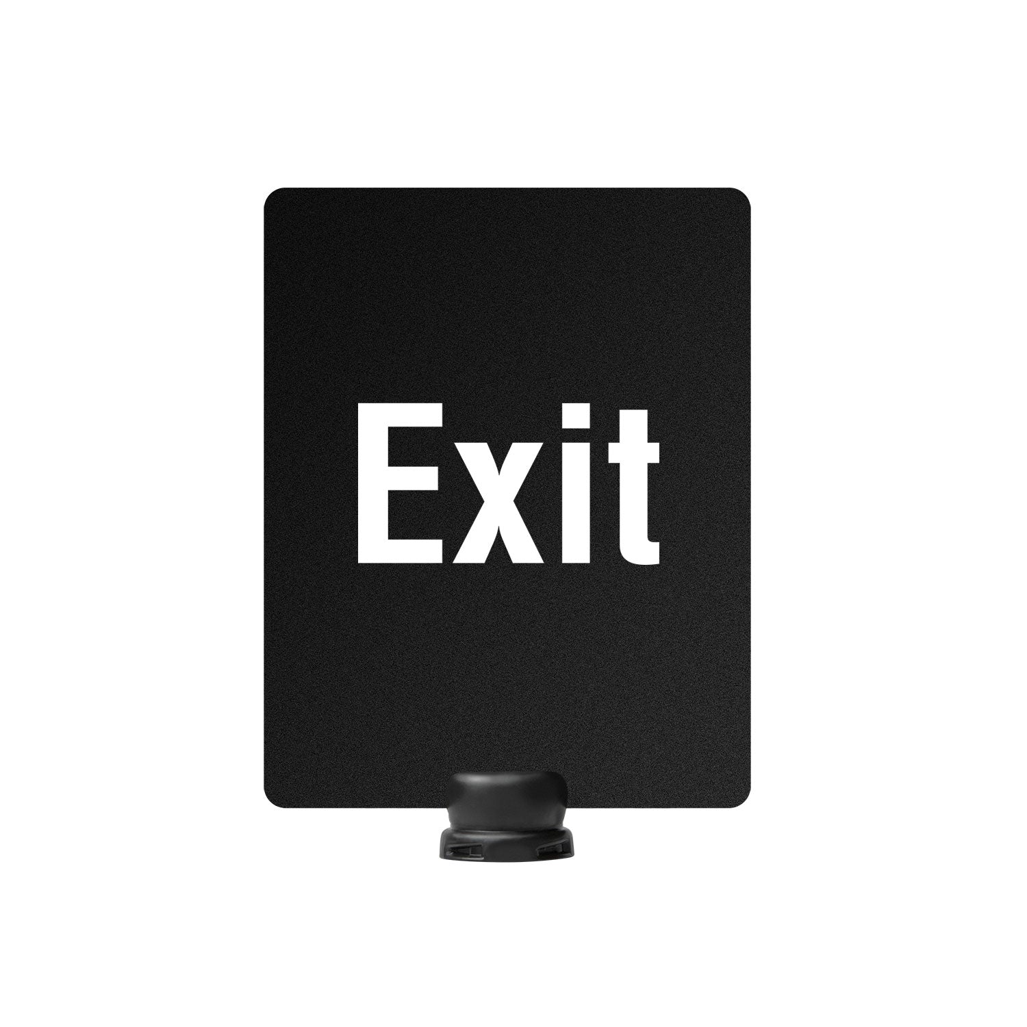 Tempest Outdoor Stanchion Post-Top Sign - 11 x 14, Exit