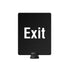 Tempest Outdoor Stanchion Post-Top Sign - 11 x 14, Exit