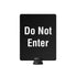 Tempest Outdoor Stanchion Post-Top Sign - 11 x 14, Do Not Enter
