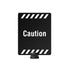 Tempest Outdoor Stanchion Post-Top Sign - 11 x 14, Caution