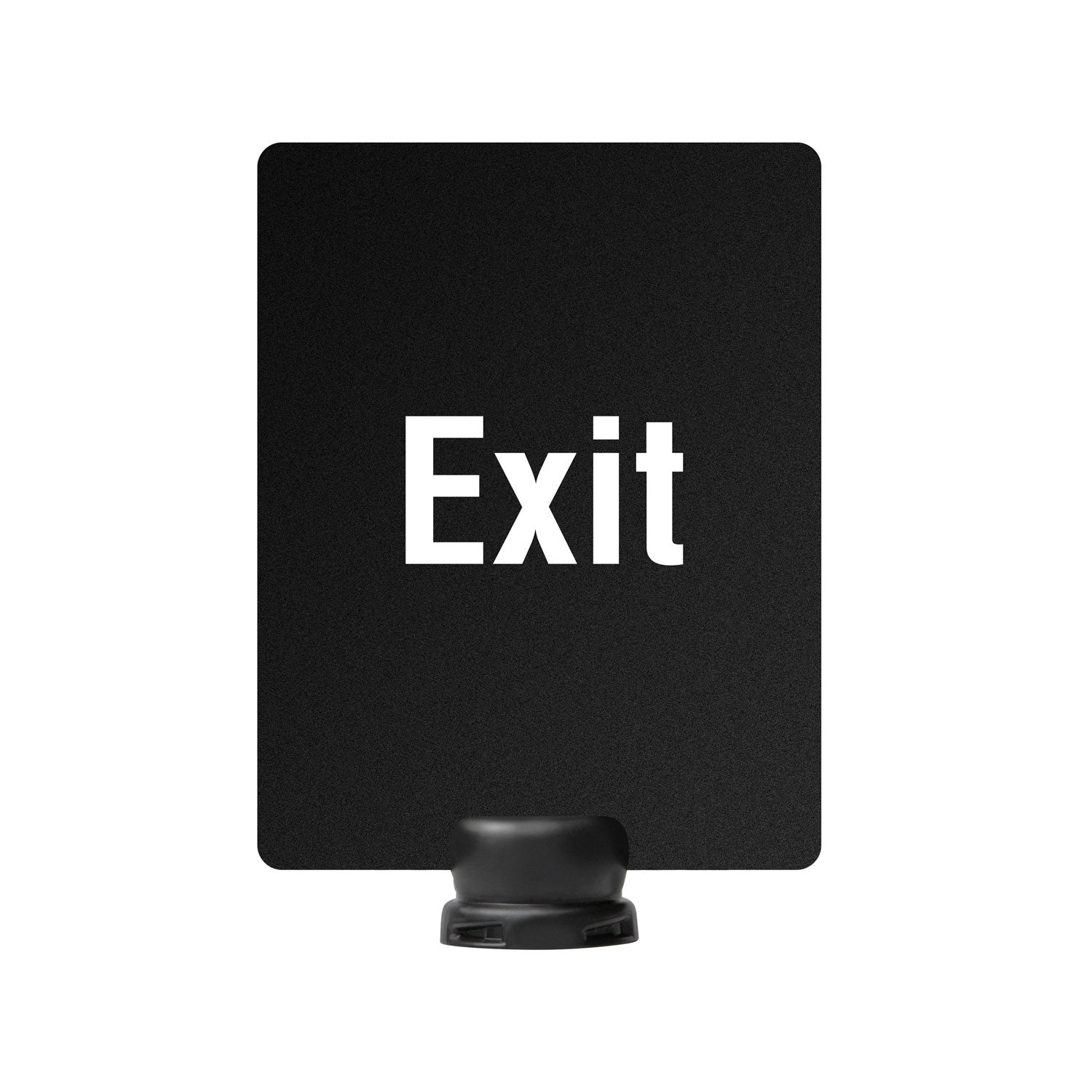 Tempest Outdoor Stanchion Post-Top Sign - 8.5 x 11, Exit