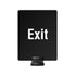 Tempest Outdoor Stanchion Post-Top Sign - 8.5 x 11, Exit