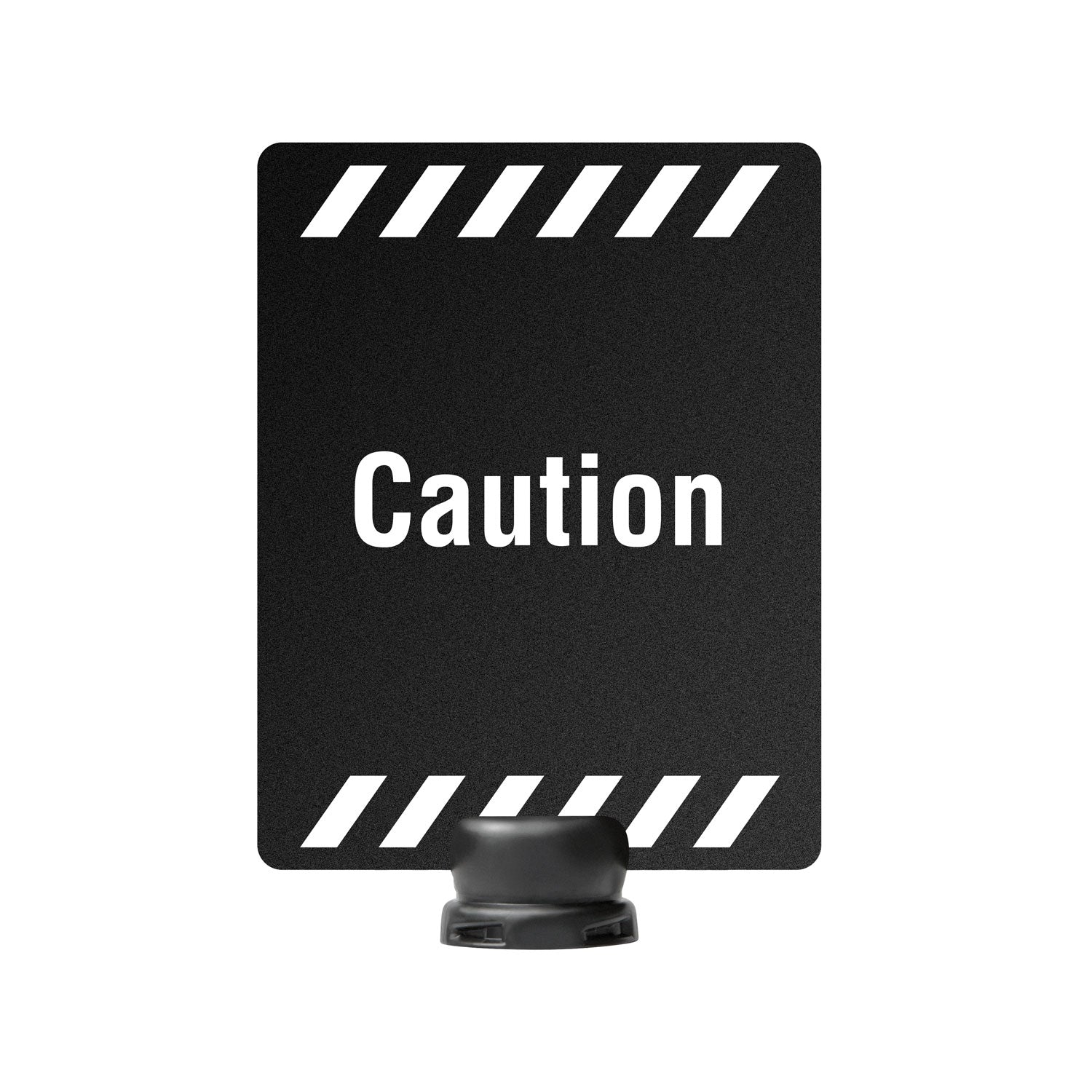 Tempest Outdoor Stanchion Post-Top Sign - 8.5 x 11, Caution