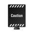 Tempest Outdoor Stanchion Post-Top Sign - 8.5 x 11, Caution