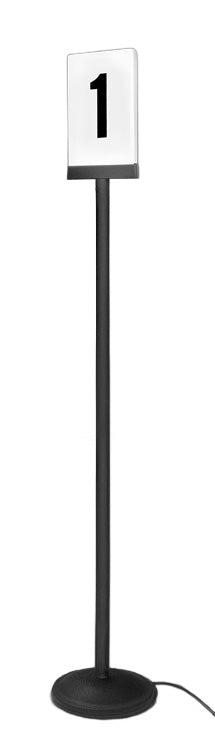 Cashier Station Lights | LED Backlit Panel | Portable Base