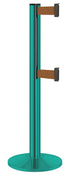 Beltrac 3000 ADA Portable Dual-Belt Stanchion | 10 FT Belts - CS - Custom - BZ - Bronze