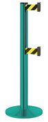 Beltrac 3000 ADA Portable Dual-Belt Stanchion | 10 FT Belts - CS - Custom - SF - Safety Stripe