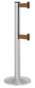 Beltrac 3000 ADA Portable Dual-Belt Stanchion | 10 FT Belts - SA - Satin - BZ - Bronze