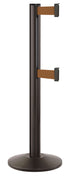 Beltrac 3000 ADA Portable Dual-Belt Stanchion | 10 FT Belts - SB - Statuary Bronze - BZ - Bronze