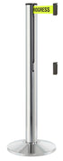 Beltrac 3000 ADA Portable Dual-Belt Stanchion | 15 FT Belts - CL - Chrome - S2 - Maintenance in Progress