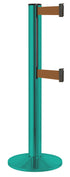 Beltrac 3000 ADA Portable Dual-Belt Stanchion | 15 FT Belts - CS - Custom - BZ - Bronze