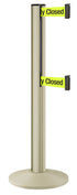 Beltrac 3000 ADA Portable Dual-Belt Stanchion | 15 FT Belts - PS - Pacific Sand - S7 - Temporarily Closed