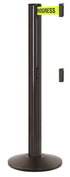 Beltrac 3000 ADA Portable Dual-Belt Stanchion | 15 FT Belts - SB - Statuary Bronze - S2 - Maintenance in Progress