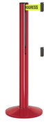 Beltrac 3000 ADA Portable Dual-Belt Stanchion | 15 FT Belts - TR - Torch Red - S2 - Maintenance in Progress