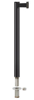 Beltrac 3000 Removable Retractable Belt Stanchion - GB - Gloss Black - Floor Socket