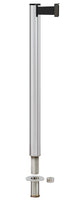 Beltrac 3000 Removable Retractable Belt Stanchion - SA - Satin - Floor Socket