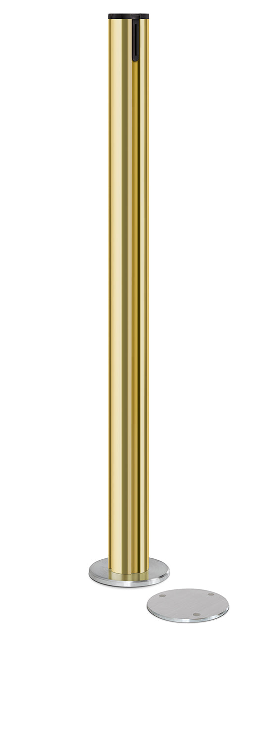 Beltrac Magnetic Partition Post | No Belt - GD - Gold - 5.5" Carpet Magnetic