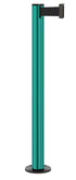 Beltrac 3000 Permanent Retractable Belt Stanchion - CS - Custom - Black Permanent