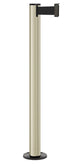 Beltrac 3000 Permanent Retractable Belt Stanchion - PS - Pacific Sand - Black Permanent