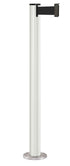 Beltrac 3000 Permanent Retractable Belt Stanchion - LW - Lavi White - Satin Permanent