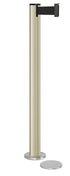 Beltrac 3000 Magnetic Retractable Belt Stanchion - PS - Pacific Sand - 5.5" Heavy Magnetic