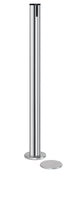 Beltrac Magnetic Partition Post | No Belt - CL - Chrome - 5.5" Heavy Magnetic