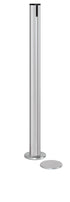Beltrac Magnetic Partition Post | No Belt - SA - Satin - 5.5" Heavy Magnetic