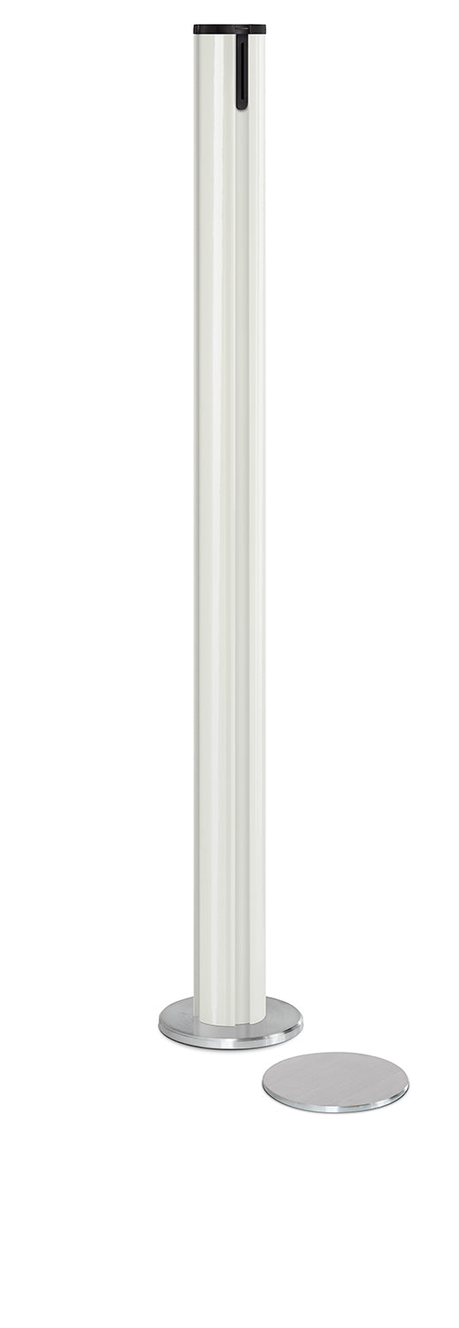Beltrac Magnetic Partition Post | No Belt - LW - Lavi White - 5.5" Magnetic