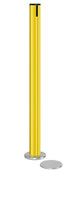 Beltrac Magnetic Partition Post | No Belt - YL - Yellow - 5.5" Magnetic