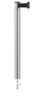 Beltrac 3000 Removable Retractable Belt Stanchion - CL - Chrome - Pin Socket