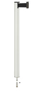 Beltrac 3000 Removable Retractable Belt Stanchion - LW - Lavi White - Pin Socket